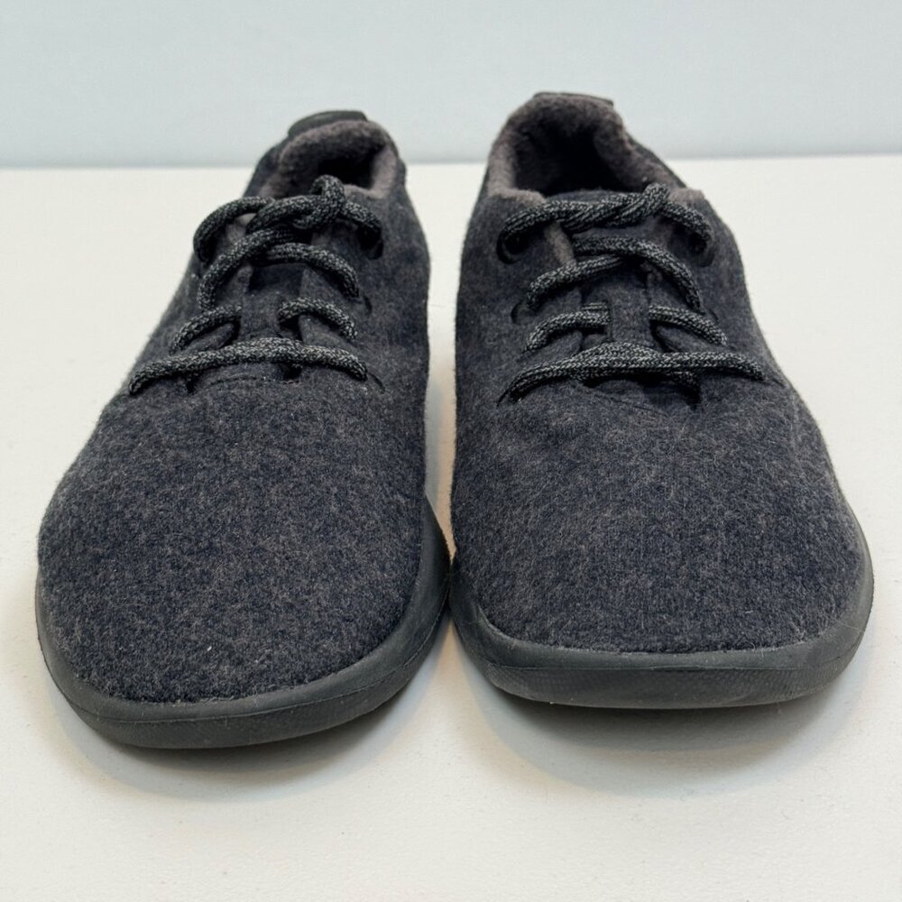 ALLBIRDS Wool Flannel Sneakers Mens Size 10 Gray Merino Wool LaceUp Comfort Shoe - Picture 11 of 13